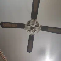 پنکه سقفی چوبی فانتزی