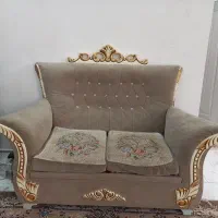 مبل ۷ نفره سالم|مبلمان خانگی و میز عسلی|مشهد, رباط طرق|دیوار