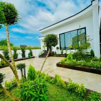 باغچه-ویلا-نما-مدرن-جنگلی-نور-آهودشت-سنددار