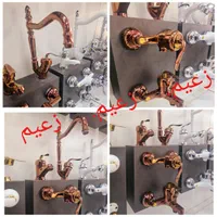 شیرالات مدل رز گلد قاجاری ست ۴ عدد شیر الات زعیم|مصالح و تجهیزات ساختمان|کرج, شاهین‌ویلا|دیوار