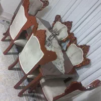 میزغذاخوری۶ نفره سلطنتی درحدنو|میز و صندلی غذاخوری|ابهر, |دیوار