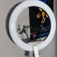 رینگ لایت 90وات حرفه ایی باپایه دومتری بلند|دوربین عکاسی و فیلمبرداری|تهران, فردوسی|دیوار