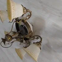 لوستر ۶ شاخه طرح برنز