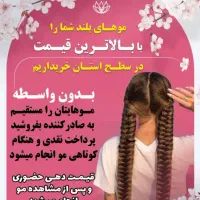صادر کننده و خریدار  مو در سرتاسر کشور