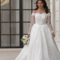 لباس عروس سایز ۳۸ برند فابرا