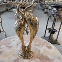 درنا عاشق برنز دلفین برنز و اسب برنز