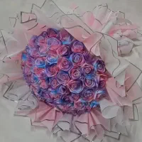 گل رز روبانی|گل مصنوعی|کازرون, |دیوار