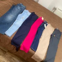 تعدادی شلوار نو (کتان و جین)