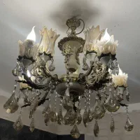 لوستر برنز ۵ شاخه