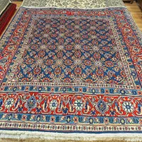 قالی مربع دستباف ساروق نقشه میناخانی