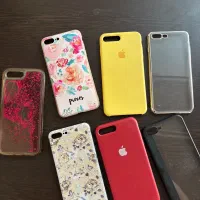 گوشی آیفون سون پلاس قرمز|موبایل|رشت, نیکمرام|دیوار