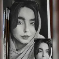 نقاشی چهره و طراحی چهره سیاه قلم و رنگی|تابلو، نقاشی، عکس|تهران, تهرانپارس غربی|دیوار