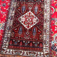 قالی دست بافت 2رو ترکمن|فرش|جرگلان, |دیوار