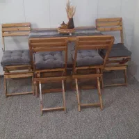 صندلی چوبی.استند.جا ادویه ای|میز و صندلی غذاخوری|برازجان, |دیوار