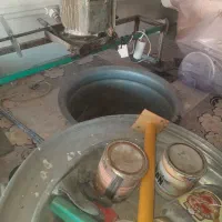 دیگ حلیم، همزن،اجاق و|ظروف پخت‌وپز|اندیکا, |دیوار