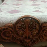 تخت تمام چوب|تخت و سرویس خواب|قم, باجک سه|دیوار
