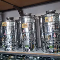 سماوربزرگ هیئتی استیل ۲۰،۳۰،۴۰ لیتری گازی