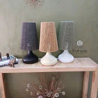 آباژور رومیزی، لوستر،مکرومه بافی