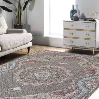 روفرشی ۱۲متری مخمل زرکدار زمرد بافت یزد