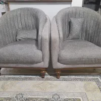 مبل ۸ نفره بازشو با ۲ پاف|مبلمان خانگی و میز عسلی|قرچک, باقرآباد|دیوار