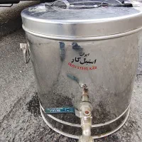 سماور هیاتی ۱۰لیتری استیل گازی