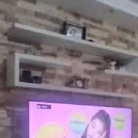 یک جفت شلف بزرگ MDFسفید