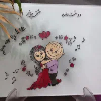 تابلو ویترای مناسب تولد سالگرد ازدواج قدم نورسیده|تابلو، نقاشی، عکس|بندرعباس, |دیوار