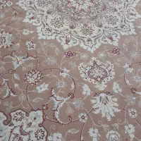 فرش ۹ متری ۵۰۰ شانه سالم ورنگ نسکافه ای