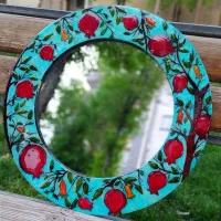 انواع آینه نماکاشی . آیینه دیواری