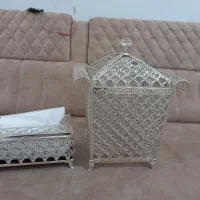 ست جادستمالی وسطل آشغال