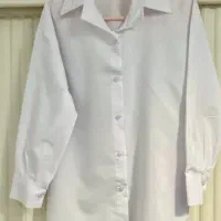 شومیز سفید سایز بزرگ