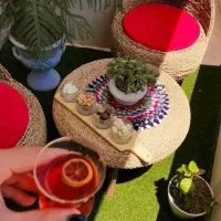 صندلی حصیری|مبلمان خانگی و میز عسلی|لاهیجان, گلستان|دیوار