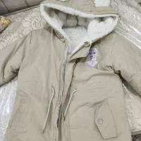 کاپشن دخترانه داخل خز درحد نو