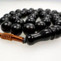 تسبیح شبق ، شوه،کهربای طبیعی سیاه ۳۳ عددی کد ۲۶۷|بدلیجات|قشم, |دیوار