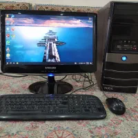 کامپیوتر پرقدرت i3 رم 8 گرافیک 2 مانیتور 19