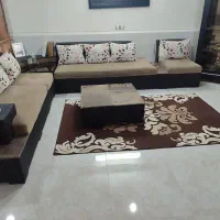 مبل ال با جلو مبلی،ویترین،میز تلویزیون|مبلمان خانگی و میز عسلی|کرج, شعبان‌آباد|دیوار