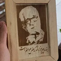 سفارشات حک چهره و متن روی چوب