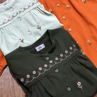 تونیک نوجوان گلبهار گلدوزی شده