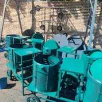 دستگاه پوست کن گردو و بادام موتور دانگل 1400 دور