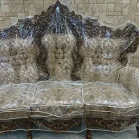 مبل سلطنتی ۹ نفره به همراه میز ناهارخوری ۸ نفره|مبلمان خانگی و میز عسلی|اهواز, کیانپارس |دیوار