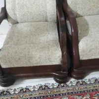 مبل ۷نفره بدنه چوب وپارچه|مبلمان خانگی و میز عسلی|ساری, |دیوار