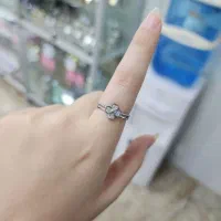انگشتر ظریف نقره طدح گل|بدلیجات|کرمانشاه, |دیوار