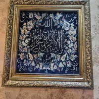 تابلو دست باف گل ابریشم