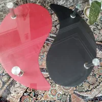 میز غذاخوری شیشه ای