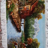 تابلو فرش دستبافت|تابلو فرش|کبودرآهنگ, |دیوار