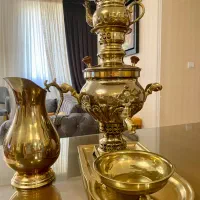 سماور زغالی برنج نو|کلکسیون اشیاء عتیقه|پردیس, فاز ۴|دیوار