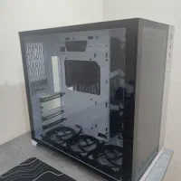 کیسLian Li O11 Dynamic - White+دو جفت فن ARGB سالم