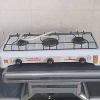 اجاق گاز 3 شعله رومیزی سالم وتمیز درحدنو