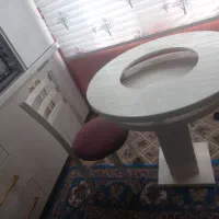 میز غذا خوری گرد با یک صندلی با تخفیف