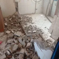 تخریب کلی جزئی حمل نخاله نیسان خاور